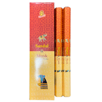 Kamini Incense Garden SANDAL & MUSK 60g BOX of 6 Packets