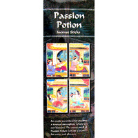 Kamini Incense Square PASSION POTION 8 stick BOX of 25 Packets