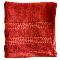 100% Bamboo Face Washer Towel Cloth RUBY RED