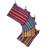 Guatemalan Cotton PURSE with Woven Band SINGLE Piece