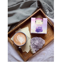 Healing Crystals Scented Candle AMETHYST 200g