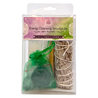 Smudge Stick Energy Cleansing Kit FLUORITE 