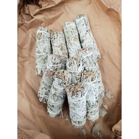 Californian White Sage Smudge SMALL Sticks- Bulk pack of 10 UNPACKAGED