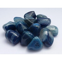 Tumbled Stones DYED AGATE BLUE 100g