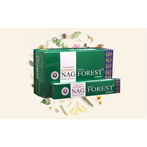 Vijayshree GOLDEN NAG FOREST 15g BOX of 12 Packets