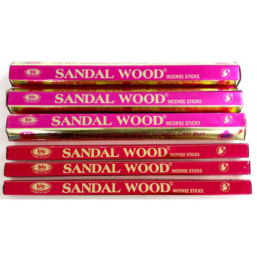 Bic SANDAL WOOD 8 stick BOX of 25 Packets