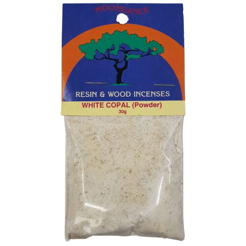 Resin & Wood Incense White Copal Powder 30g Packet