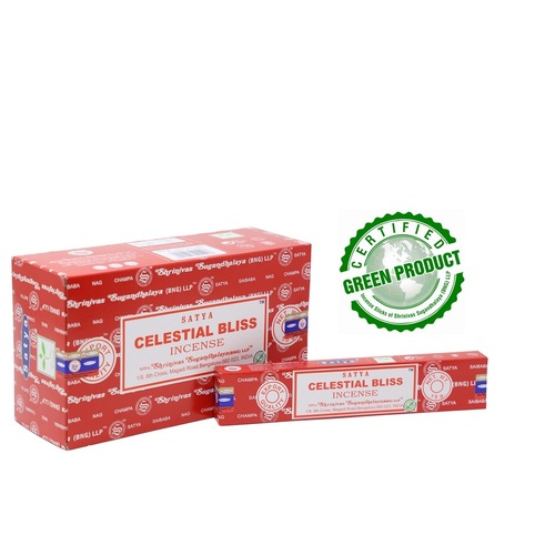 Satya Incense CELESTIAL BLISS 15g BOX of 12 Packets