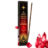 AROMA Crystal Collection Incense Sticks AGATE box of 12 packets