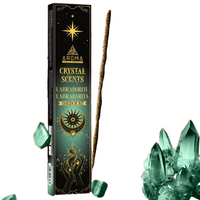 AROMA Crystal Collection Incense Sticks LABRADORITE box of 12 packets