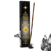 AROMA Crystal Collection Incense Sticks PYRITE box of 12 packets