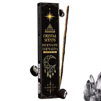 AROMA Crystal Collection Incense Sticks TOURMALINE box of 12 packets