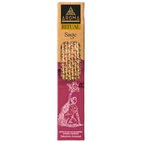 AROMA Ritual Collection Incense Sticks SAGE box of 12 packets 