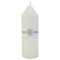 Pillar Alter Church Candle UNSCENTED WHITE