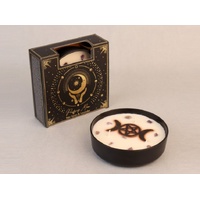 Esoteric Collection Scented Candle BOHO DREAMS Triple Moon Pentagram 200g