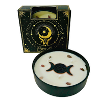 Esoteric Collection Scented Candle PURIFYING MOON Triple Moon Pentagram 200g