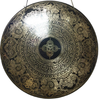 Wind GONG Brass Tibetan 4260g With Stand