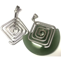 Donut Gemstone Hanger SQUARE Large