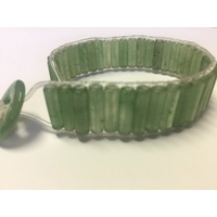 Pencil Stone Bracelet Aventurine Green