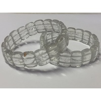 Small Oval Bracelet CLEAR QUARTZ