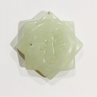 Sun Gemstone Pendant 35mm NEW JADE