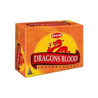 HEM Incense Cones Dragons Blood BOX of 12 Packets