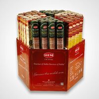 HEM Incense Hex TABLE TOP DISPLAY KIT 6 Fragrances