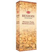 HEM Incense Hex BENZOIN 20 Stick BOX of 6 Packets