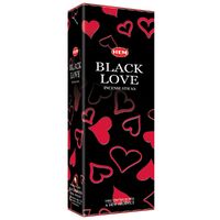 HEM Incense Hex BLACK LOVE 20 stick BOX of 6 Packets