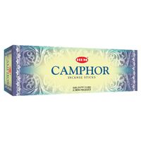 HEM Incense Hex CAMPHOR 20 stick BOX of 6 Packets
