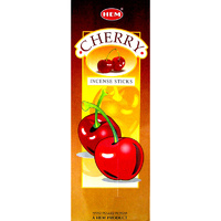 HEM Incense Hex CHERRY 20 stick BOX of 6 Packets