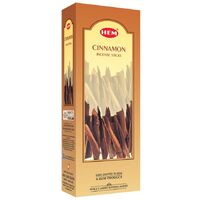 HEM Incense Hex CINNAMON 20 stick BOX of 6 Packets
