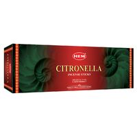 HEM Incense Hex CITRONELLA 20 stick BOX of 6 Packets