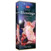 HEM Incense Hex DIVINE BLESSINGS 20 stick BOX of 6 Packets