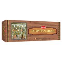 HEM Incense Hex EGYPTIAN MUSK 20 stick BOX of 6 Packets
