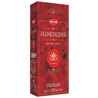 HEM Incense Hex FRANKINCENSE 20 stick BOX of 6 Packets