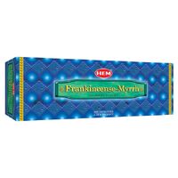 HEM Incense Hex FRANKINCENSE & MYRRH 20 stick BOX of 6 Packets