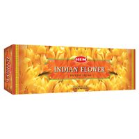 HEM Incense Hex INDIAN FLOWER 20 stick BOX of 6 Packets
