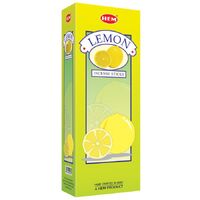 HEM Incense Hex LEMON 20 stick BOX of 6 Packets