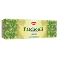 HEM Incense Hex PATCHOULI 20 stick BOX of 6 Packets