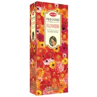 HEM Incense Hex PRECIOUS FLOWERS 20 stick BOX of 6 Packets