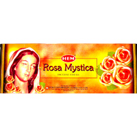 HEM Incense Hex ROSA MYSTICA 20 stick BOX of 6 Packets