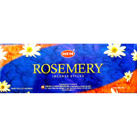 HEM Incense Hex ROSEMARY 20 stick BOX of 6 Packets