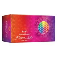 Hem Incense Masala FLOWER OF LIFE 15g BOX of 12 Packets