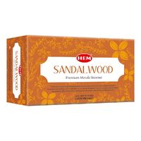 Hem Incense Masala SANDALWOOD 15g BOX of 12 Packets