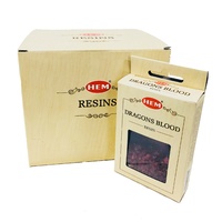 HEM Incense Resin DRAGONS BLOOD 30g, BOX of 12 Packets