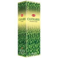 HEM Incense Square CANNABIS 8 stick BOX of 25 Packets