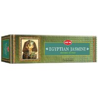 HEM Incense Square EGYPTIAN JASMINE 8 stick BOX of 25 Packets