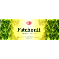 HEM Incense Square PATCHOULI 8 stick BOX of 25 Packets