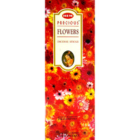 HEM Incense Square PRECIOUS FLOWERS 8 stick BOX of 25 Packets